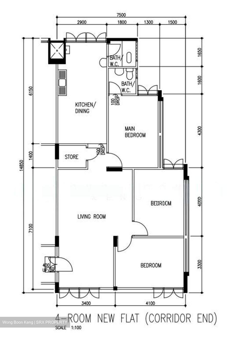 Blk 178 KEBUN BARU LINK 2 (Ang Mo Kio), HDB 4 Rooms #566244231